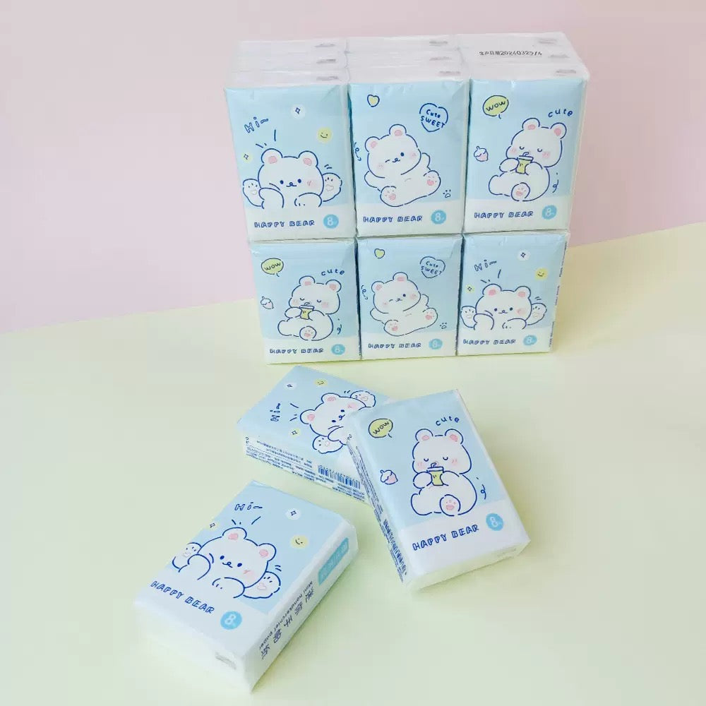 Happy Bear Mini Tissue Pack