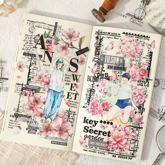 Floral Language Pet Quote Sticker