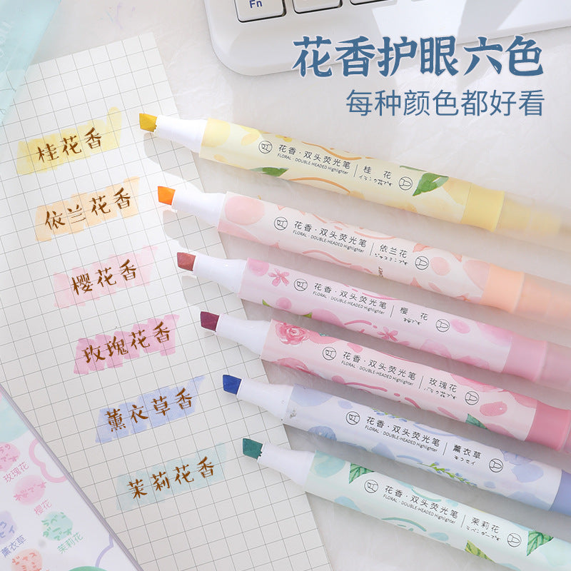Fruit scented Highlighter set of 6pcs