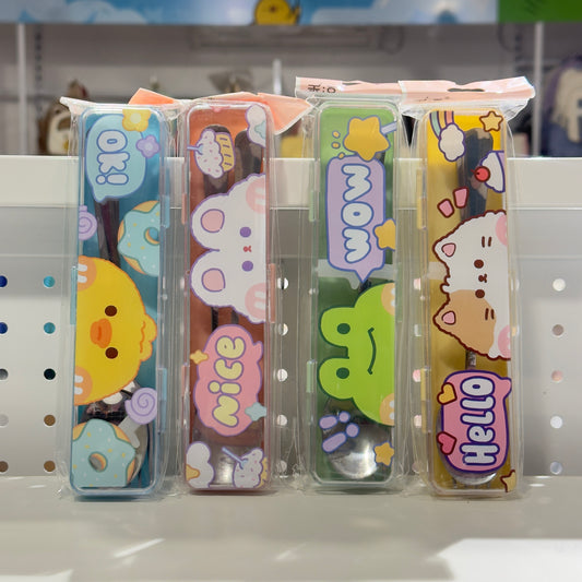 Kawaii Spoon & Fork Set