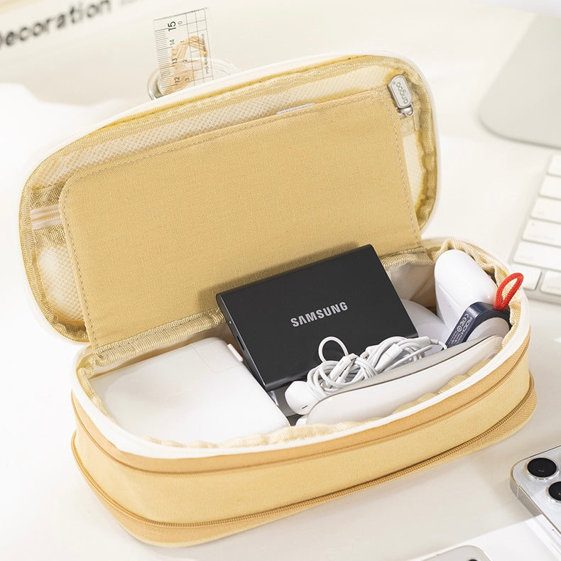 Premium Large Capacity Canvas Pencil Pouch