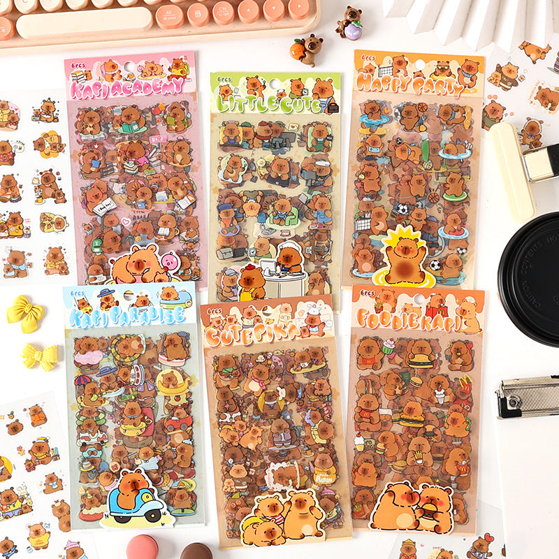 Capybara Deco Stickers