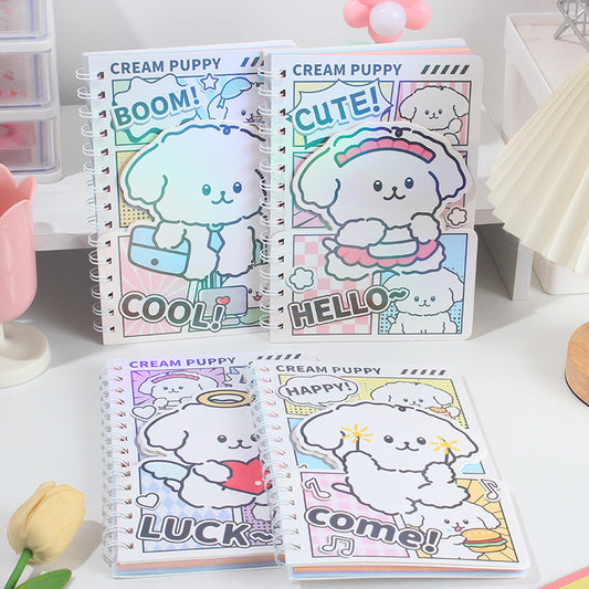 Kawaii Puppy Spiral Diary