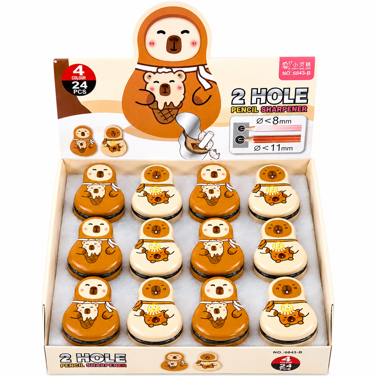 Capybara 2 Hole Sharpener