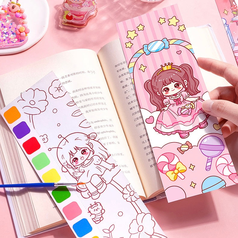 Kids Coloring Books With 2 Brush