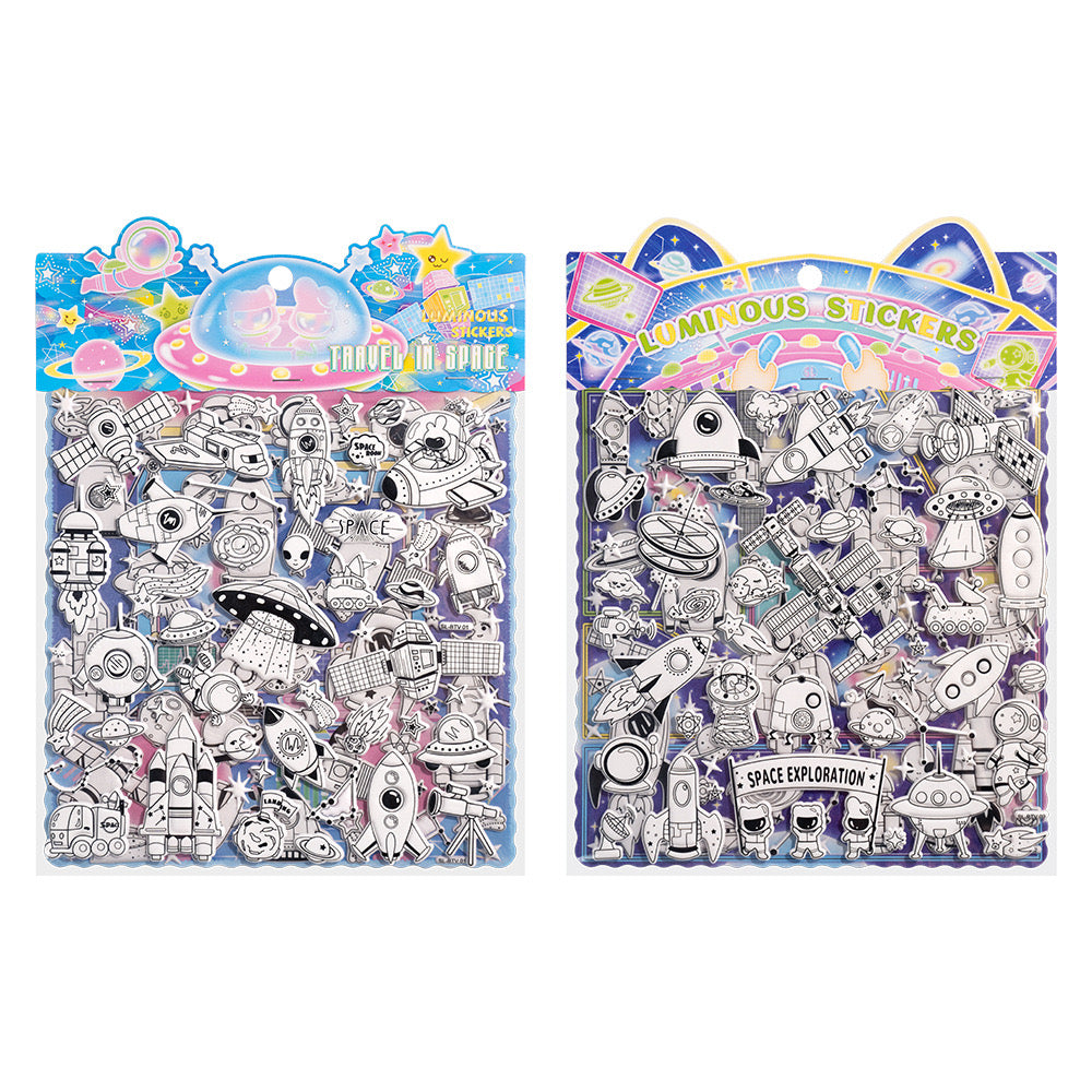 Galaxy Night Glow Sticker