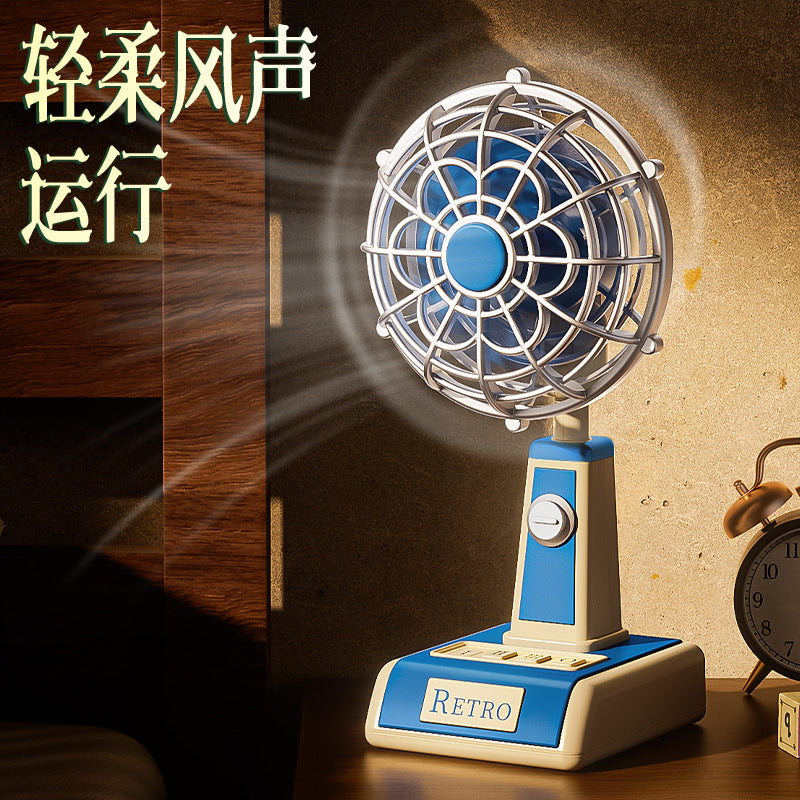 Retro Mini Table Fan