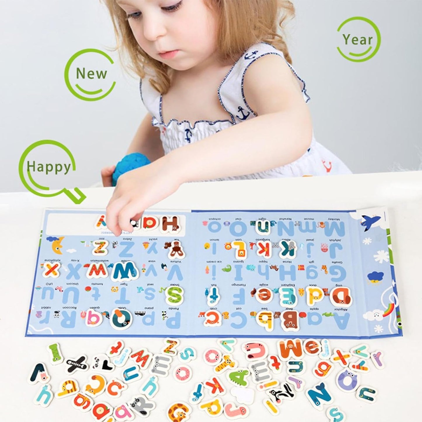 Magnetic Alphabet Letters | Cute Animal Alphabet Puzzles - Learning Spelling Games