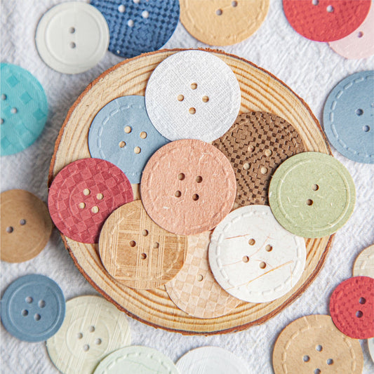 Button Paper Sticker