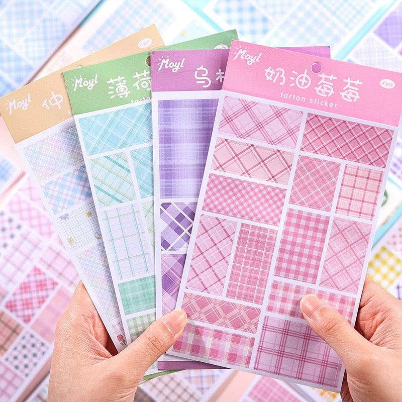 Washi Stripes Journaling Sticker Set