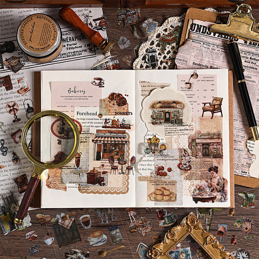 Retro Journaling Stickers