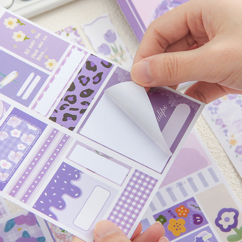 Tulip Journaling Deco Sticker Book (20 Sheet Set)