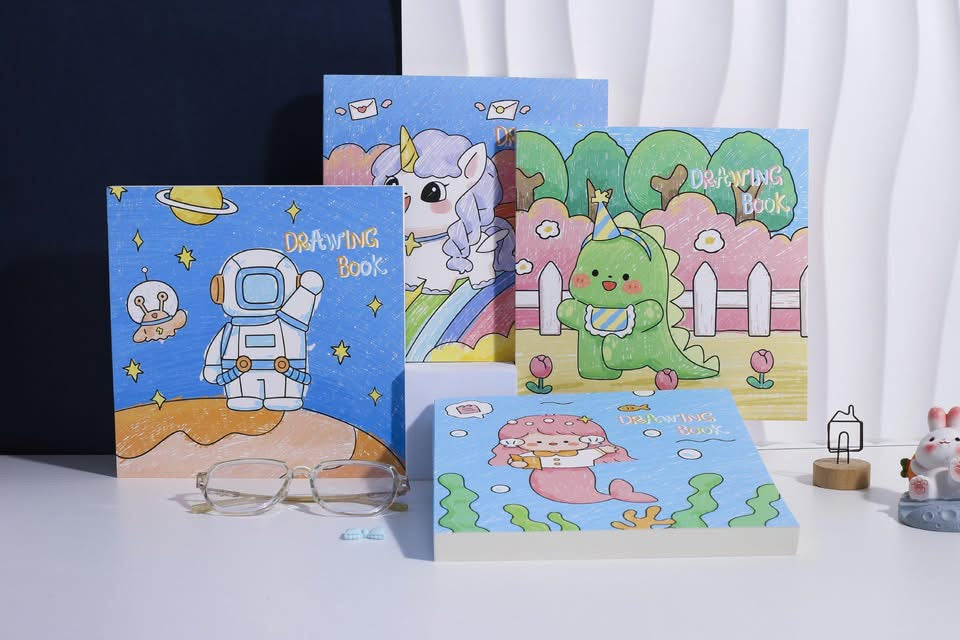 Kids Coloring Book With Sketch Pens
