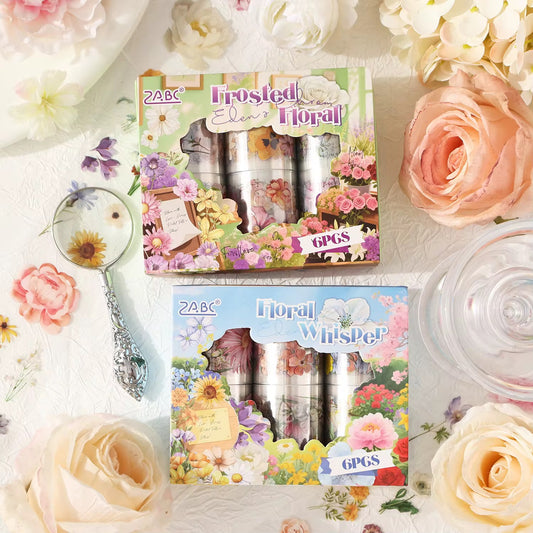 Floral Whisper Pet Washitape Set