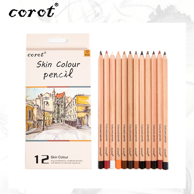 Skin Color Drawing Pencil (12pcs Pack)