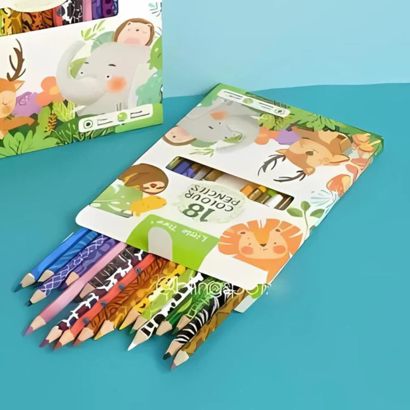 Jungle Color Pencils 12 pcs