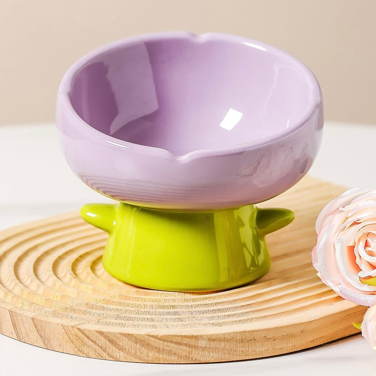 Tulip Cat Bowl