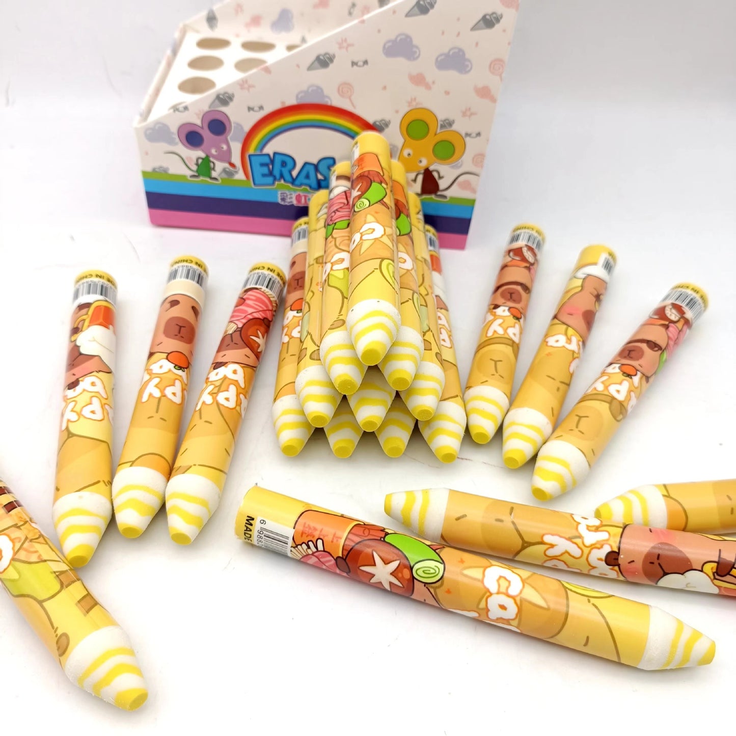 Capybara Pencil Shape Eraser