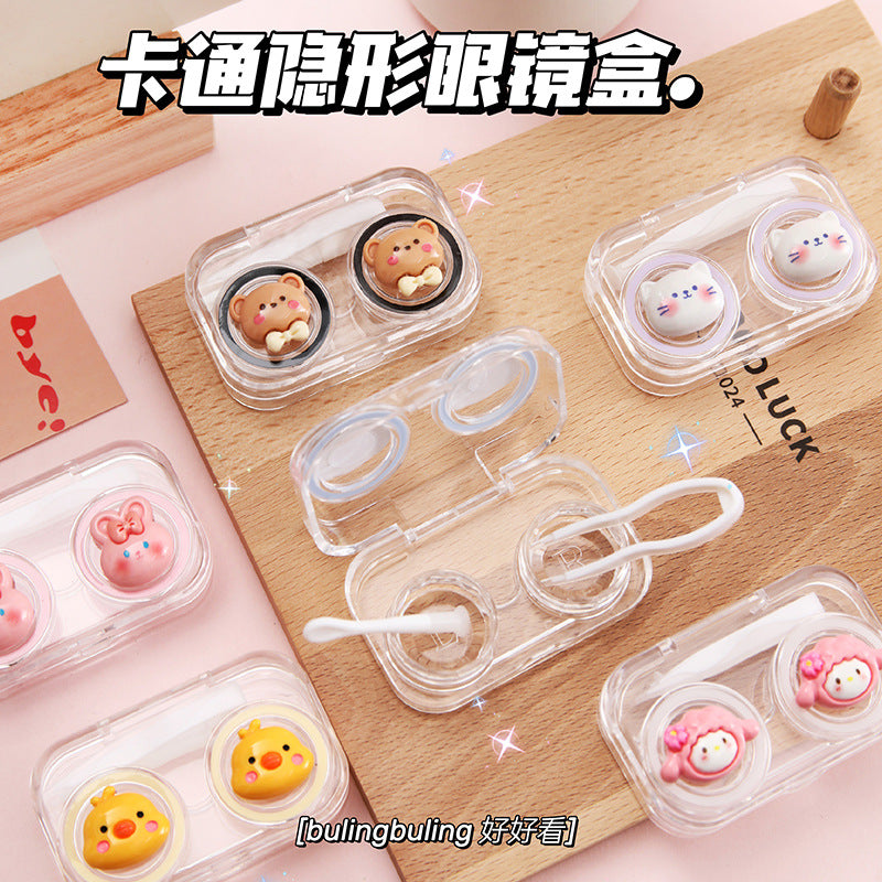 Contact Lens Case With Mirror