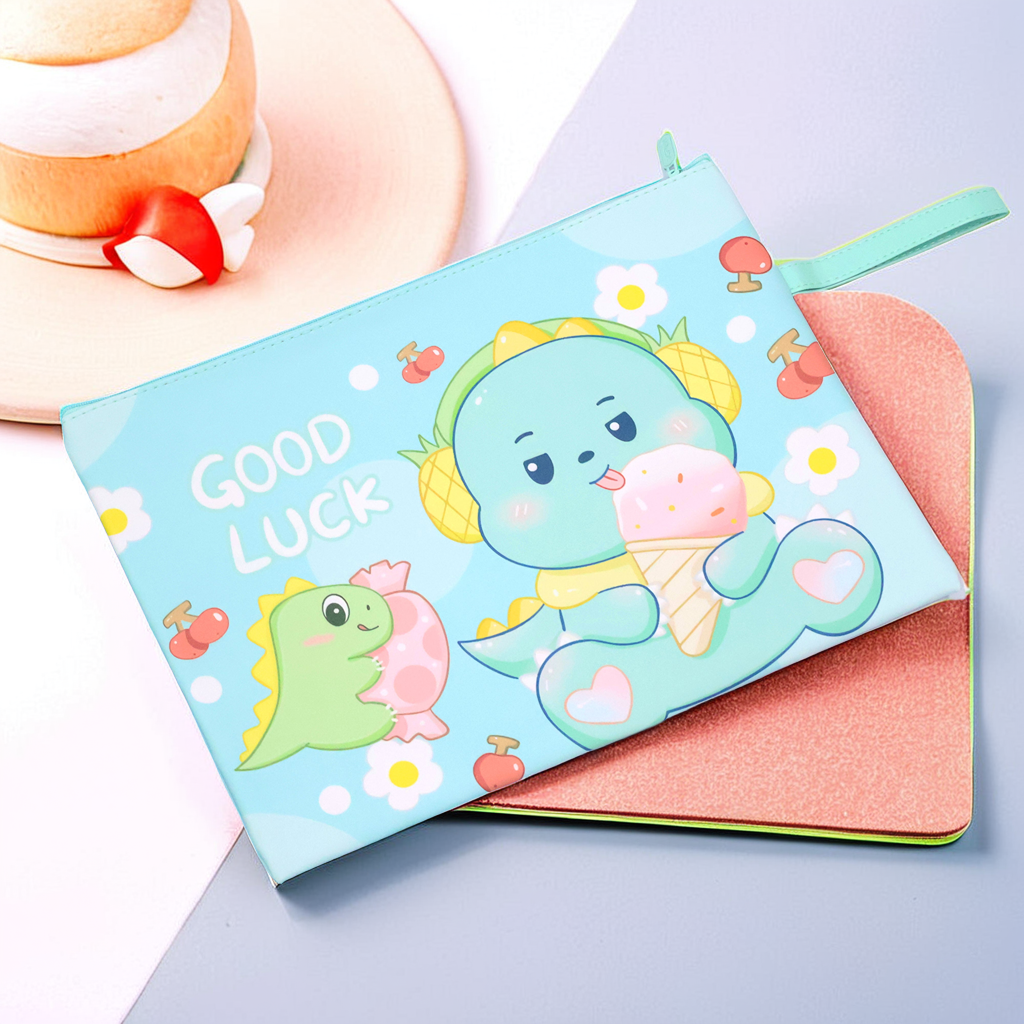 Dino and Space Theme Pencil Case