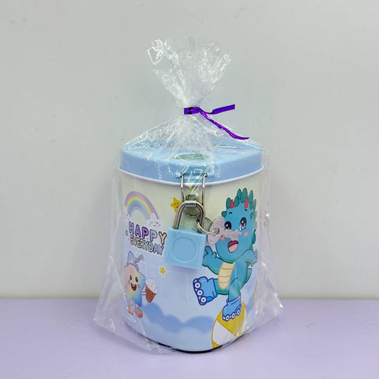 Mini Cat and Dino Money Bank