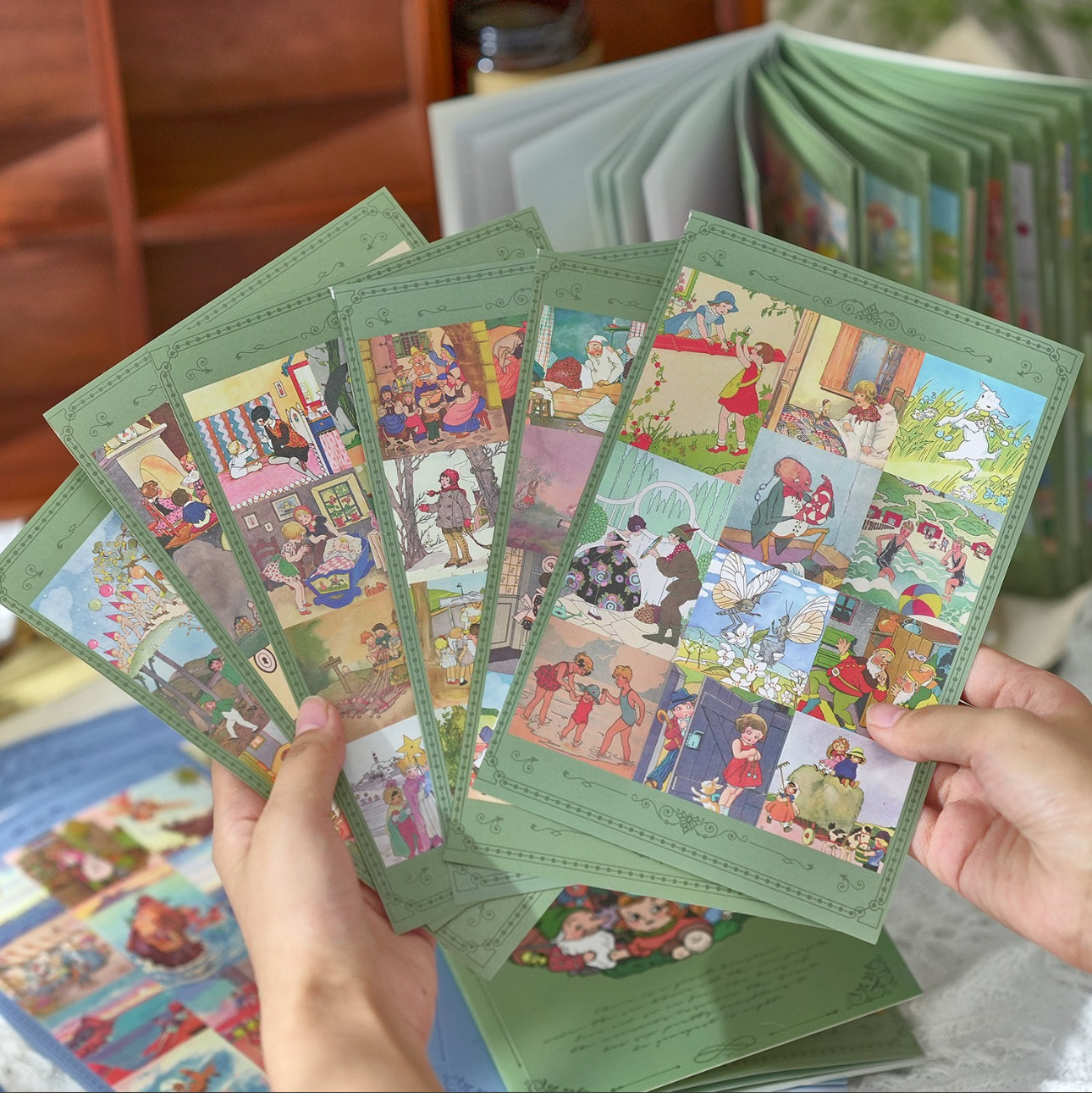 Vintage Sticker Book (20 sheet Included)