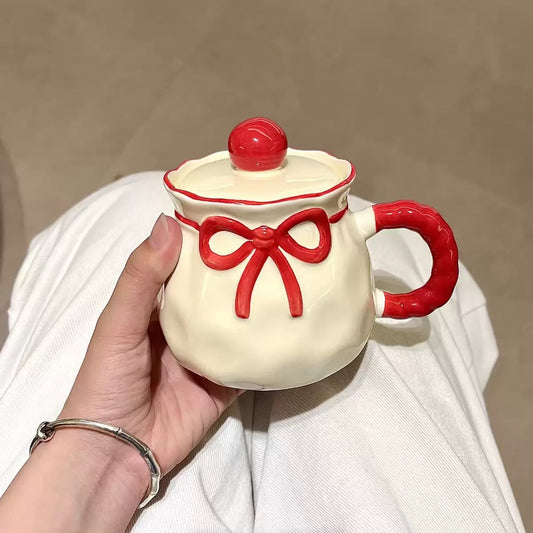 Pinteresty Bow Mug w Lid