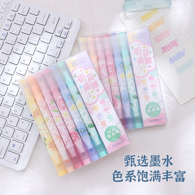 Fruit scented Highlighter set of 6pcs