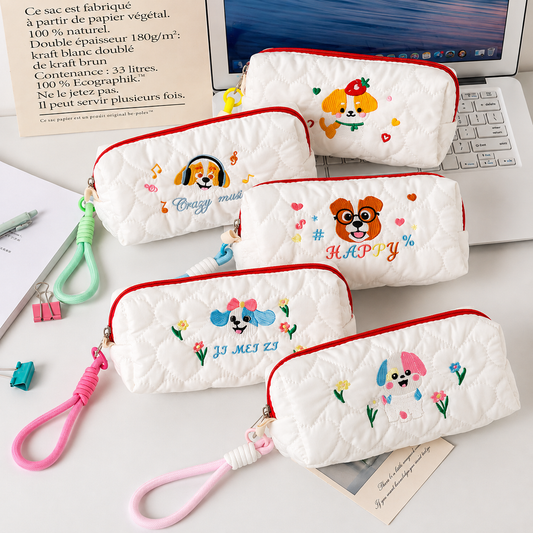 Kawaii Puppy Pencil Case