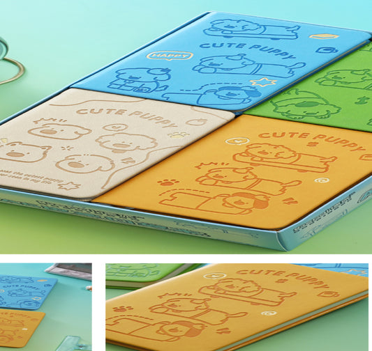 Kawaii Puppy Ruled Diary