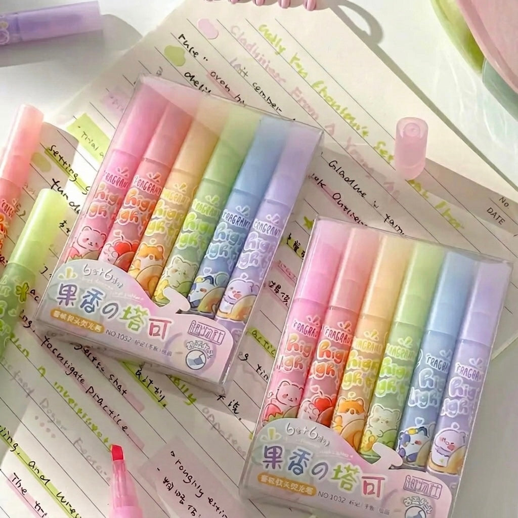 Fruit scented highlighter