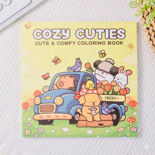 Cozy Cuties Colouring Book