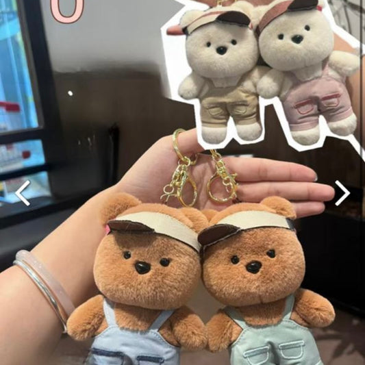 Kawaii Bear Plush Keychain