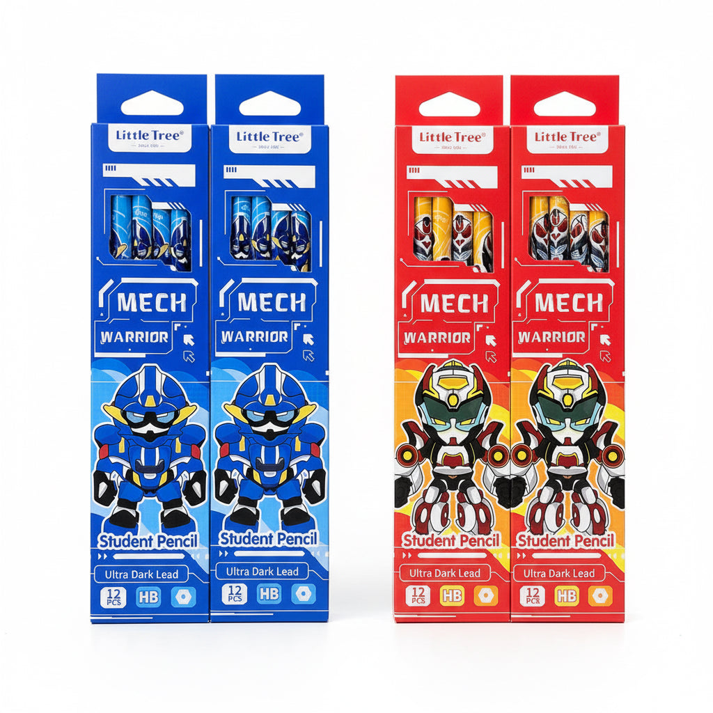 Mech Warrior Pencil Set