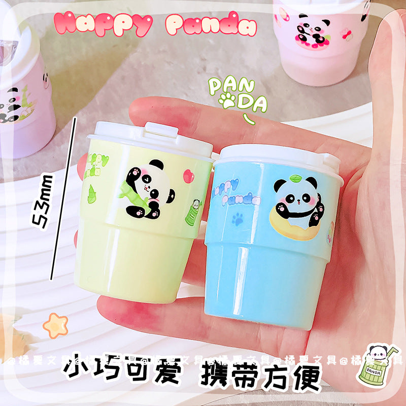 Panda Mini Milk Mug Sharpener