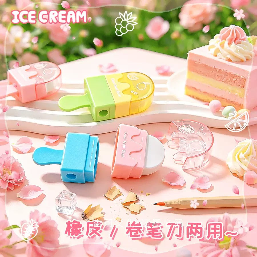 Ice Cream Eraser & Sharpener
