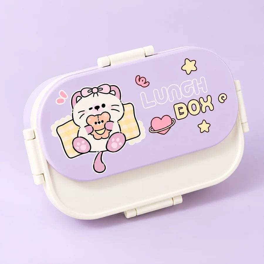 Kawaii Kitty Lunch Box