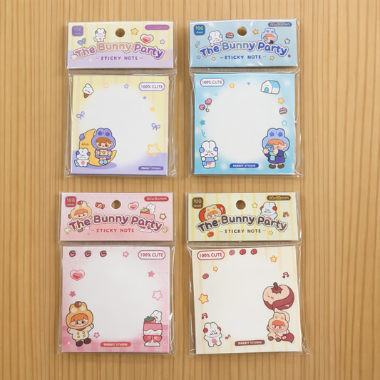 Bunny Party Sticky Note