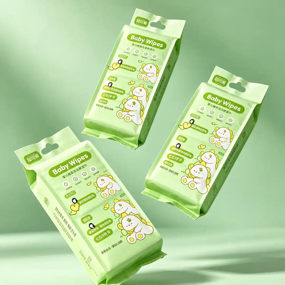 Kawaii Dino wet Tissue