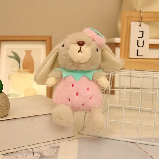 Fruity Bunny Plush Keychain