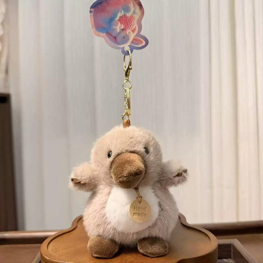 Duck plush keychain
