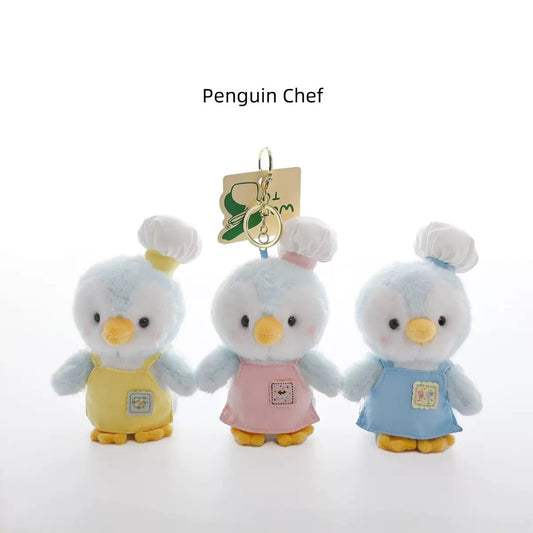 Penguin Chef Plush keychain