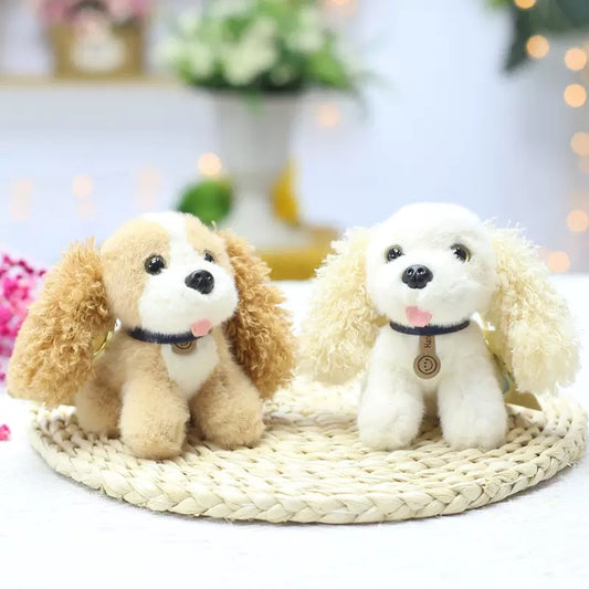 Kawaii Puppy Plush keychain