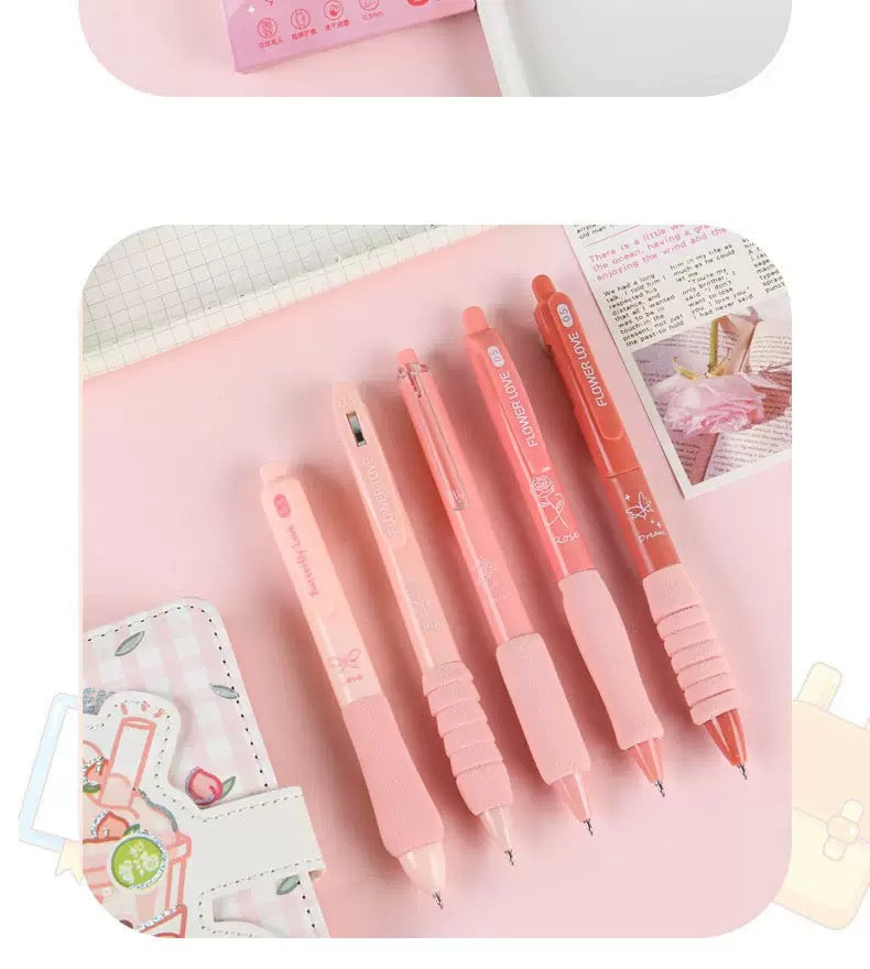 Flower Gel Pen Set