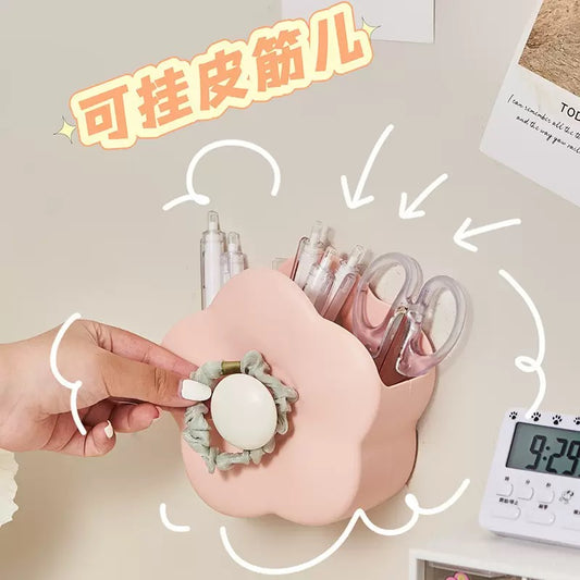 Floral Pen & Brush Holder