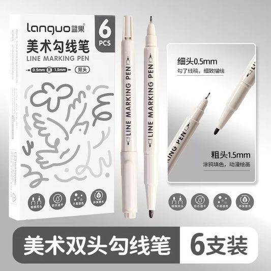 Line Marking Double-Tip Pen Set