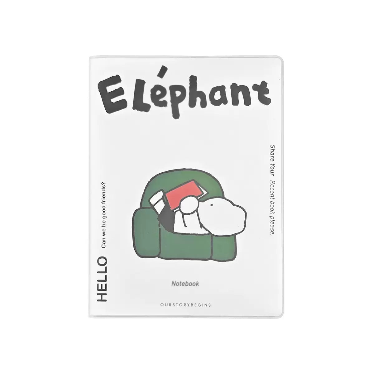 Kawaii Elephant Notebook