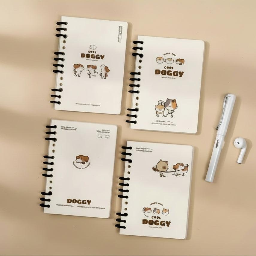 Cool Doggy Mini Spiral Diary