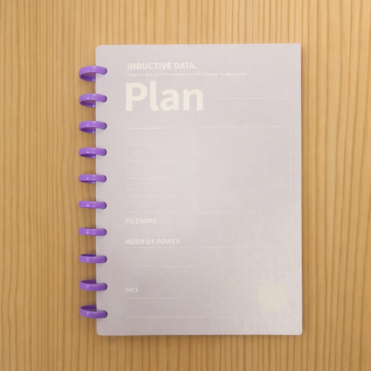 Disc Bound Pastel Notebook