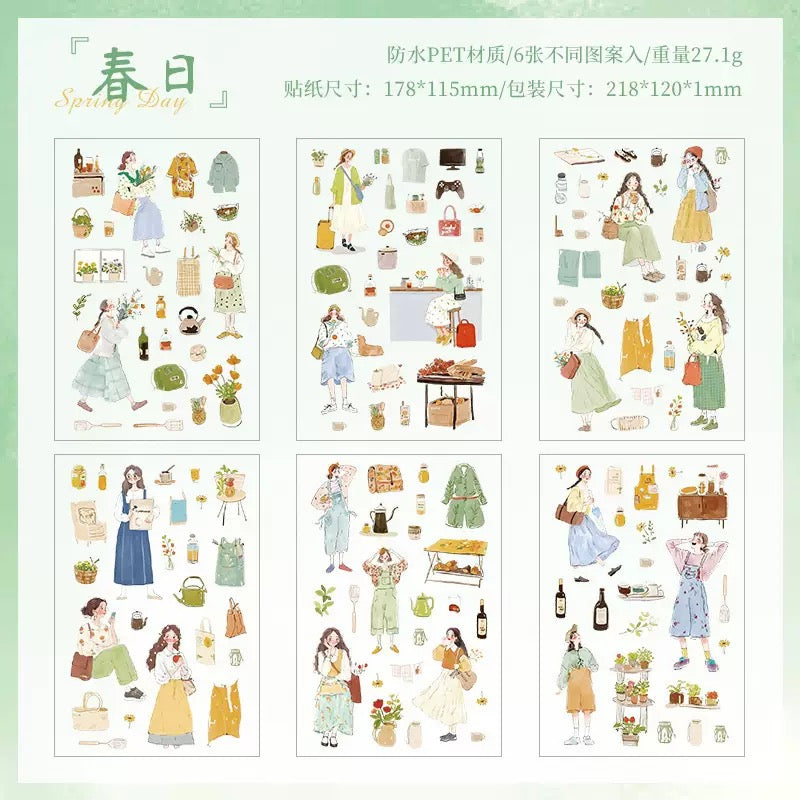 Girly Life Deco Sticker